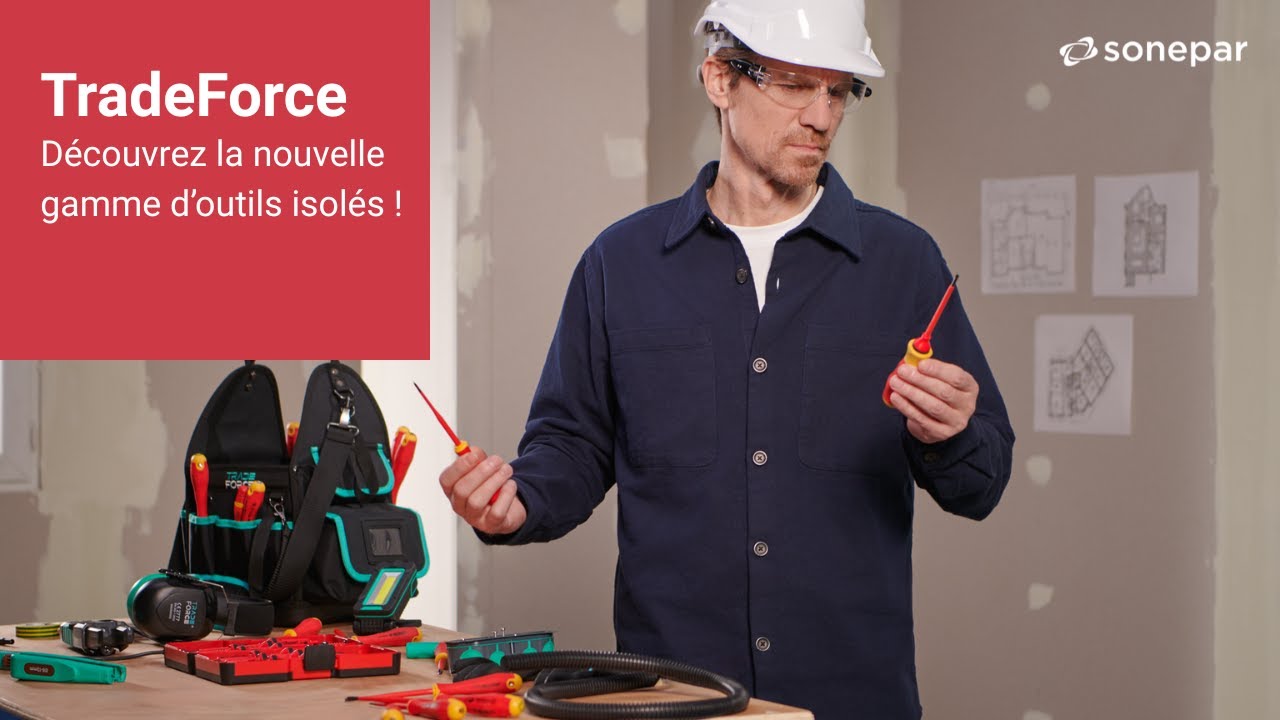 Nouvelle gamme de tournevis isol&eacute;s TradeForce - Made in Germany DE