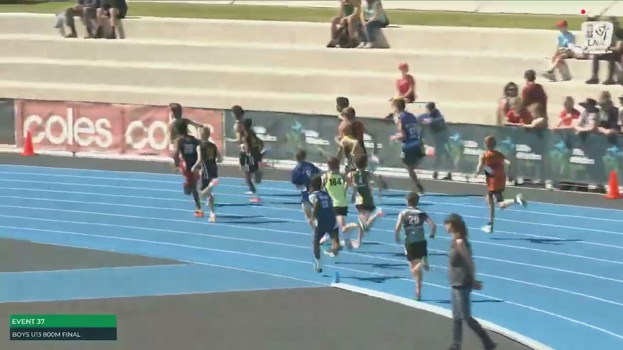 U13 Boys 800m Final: 2022 Commonwealth Bank State Track and Field Championships // LAVicTV