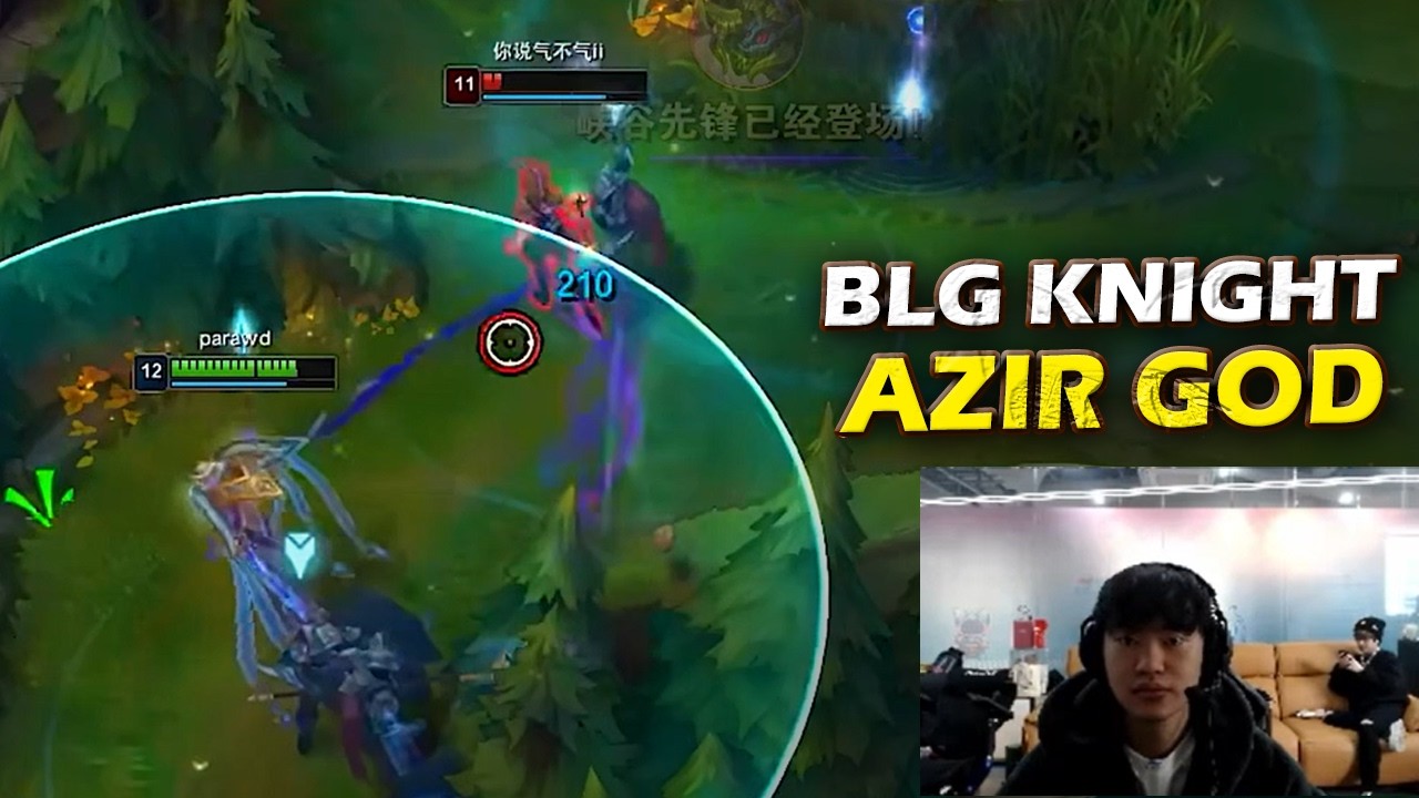 BLG Knight Azir Gameplay &ndash; Clean Sweep | Challenger Stream
