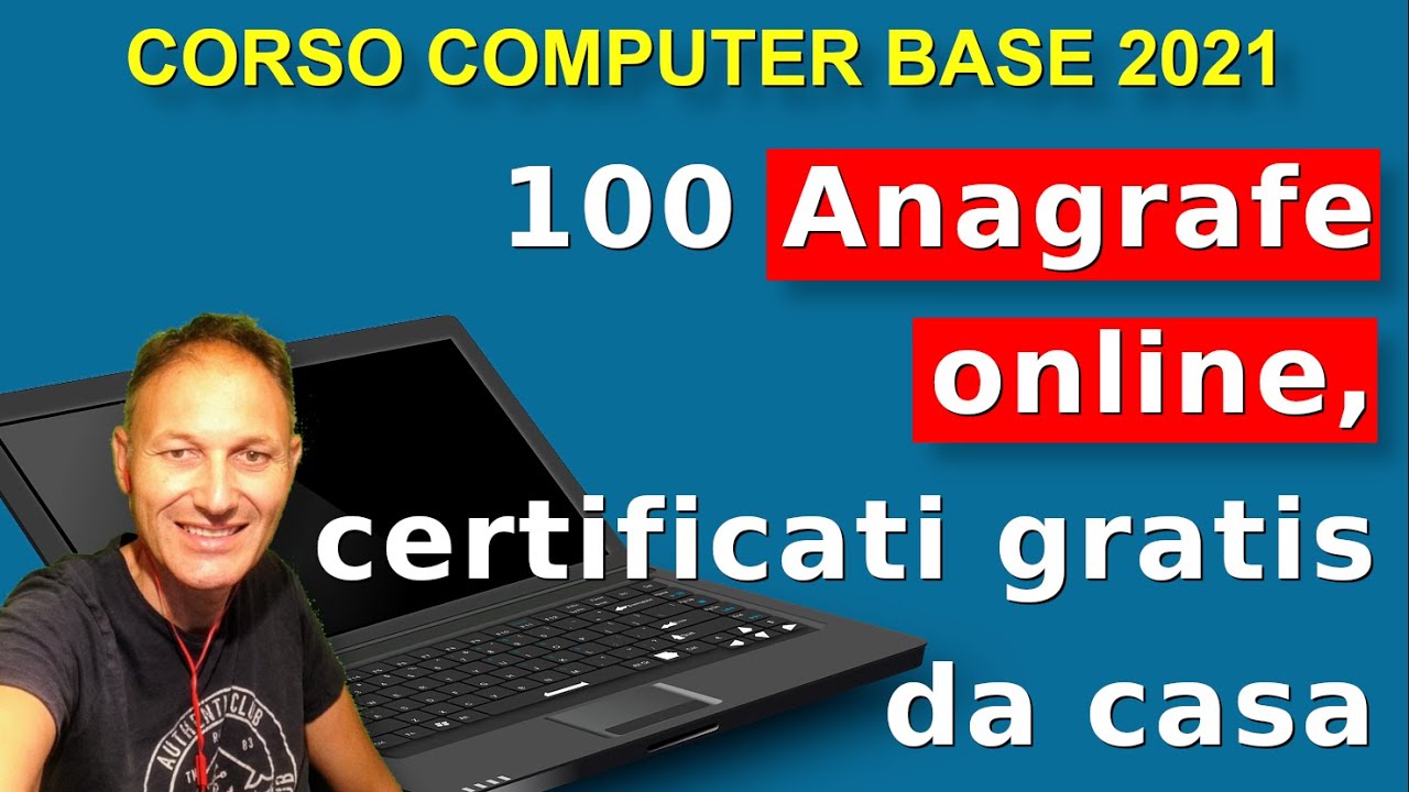 100 Anagrafe online: come ottenere certificati anagrafici da casa; Daniele Castelletti AssMaggiolina