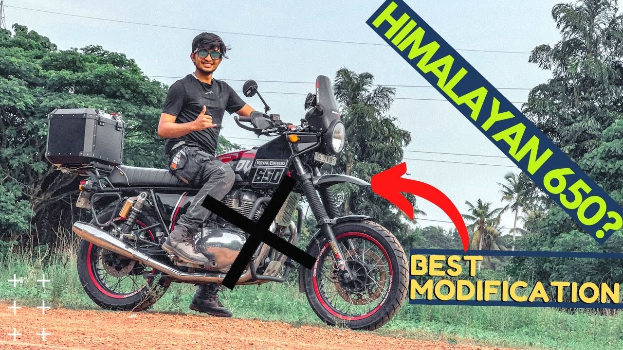 ഇതിലും നല്ല മോഡിഫിക്കേഷൻ വേറെയില്ല🤯 | INTERCEPTOR 650 TO HIMALAYAN 650 | MODIFIED 650 | KOCHIMACHAN