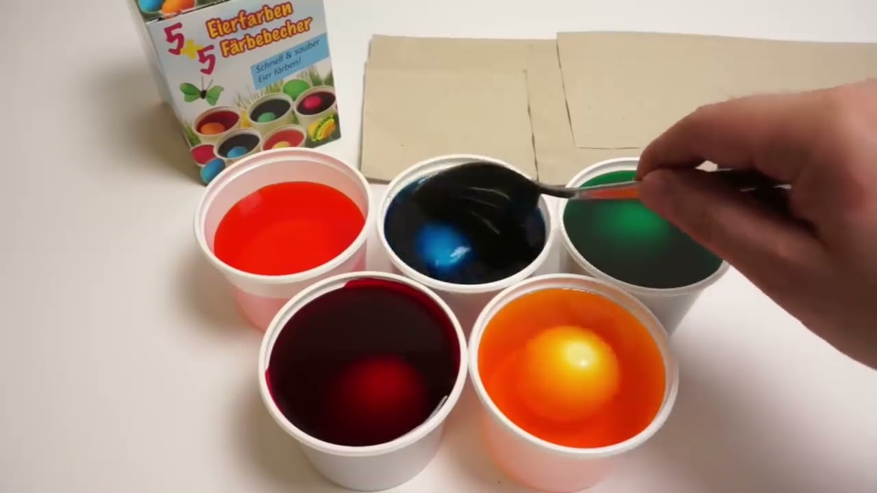 DIY Children's toys, Egg dyeing set Easter
