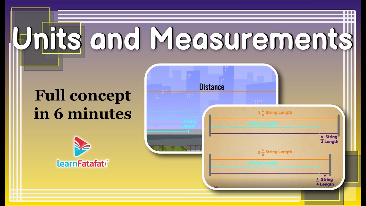 Units and Measurement | Class 6 Motion and Measurement of Distances - LearnFatafat