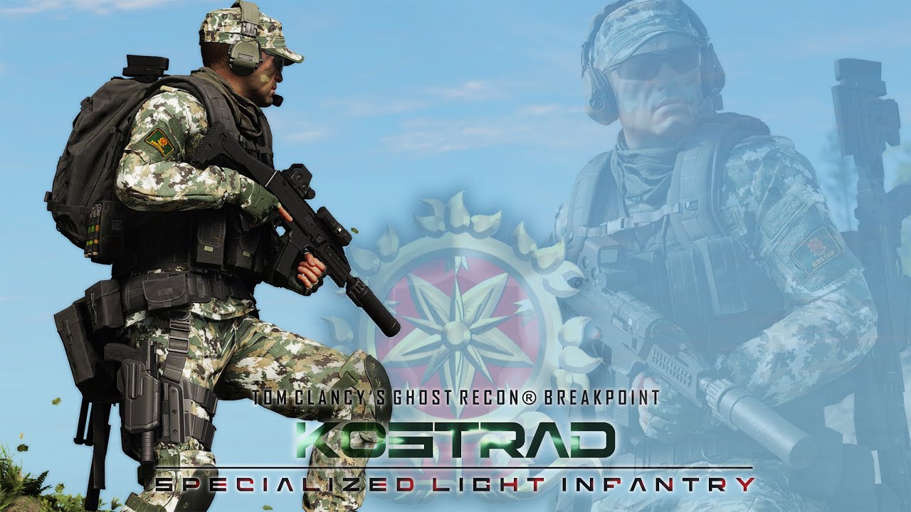 KOSTRAD | Specialized Light Infantry [ 2K HD 60FPS ] Modded Ghost Recon Breakpoint