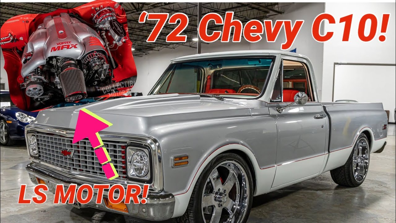 LS ЗАМЕНЕН! Chevrolet C10 1972 года — коллекционный автомобиль из Атланты