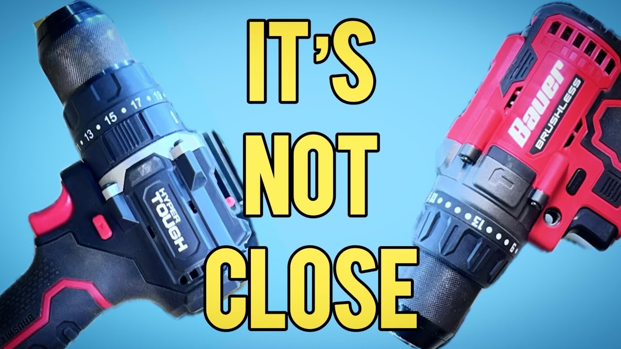 Hyper Tough 80045 vs. Bauer 2092CR-B Brushless Hammer Drill | Test and Compare