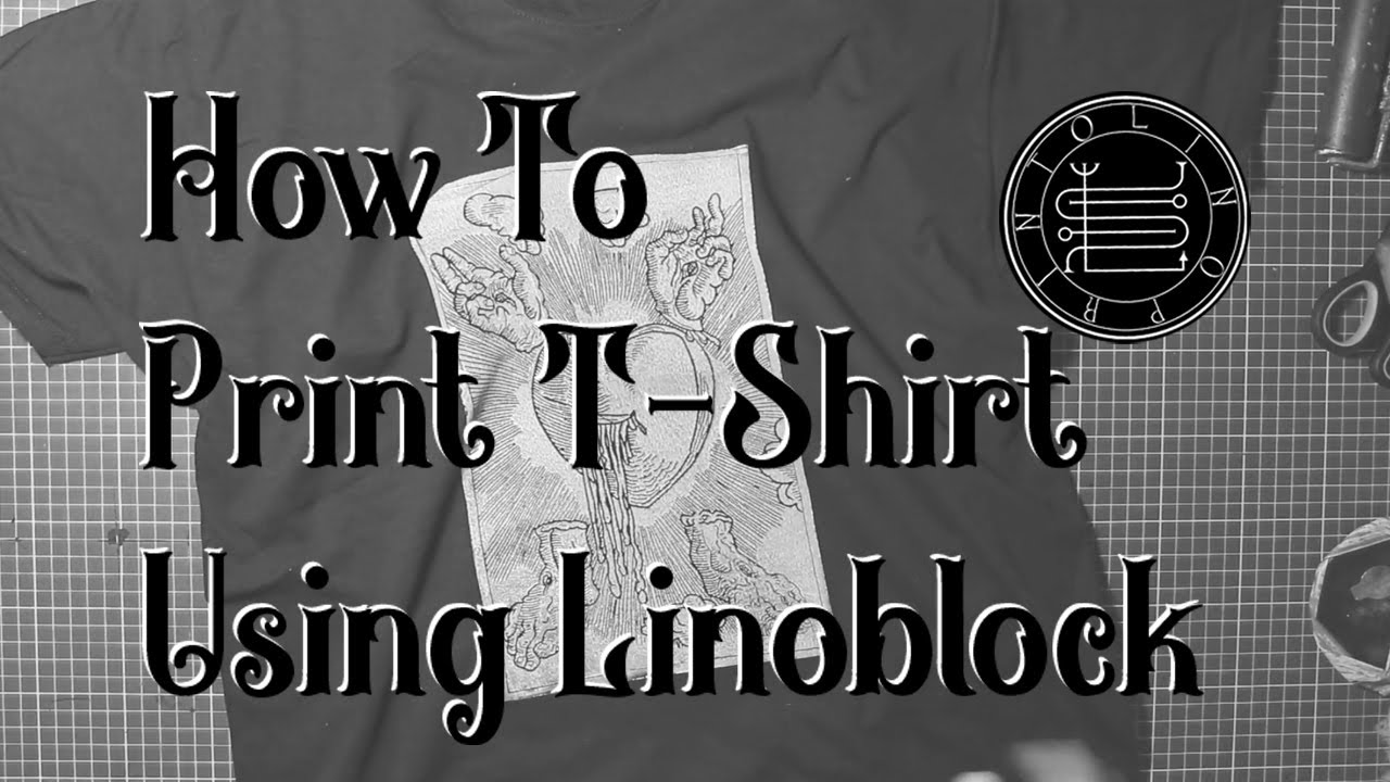How To Print T-Shirt Using Linoblock