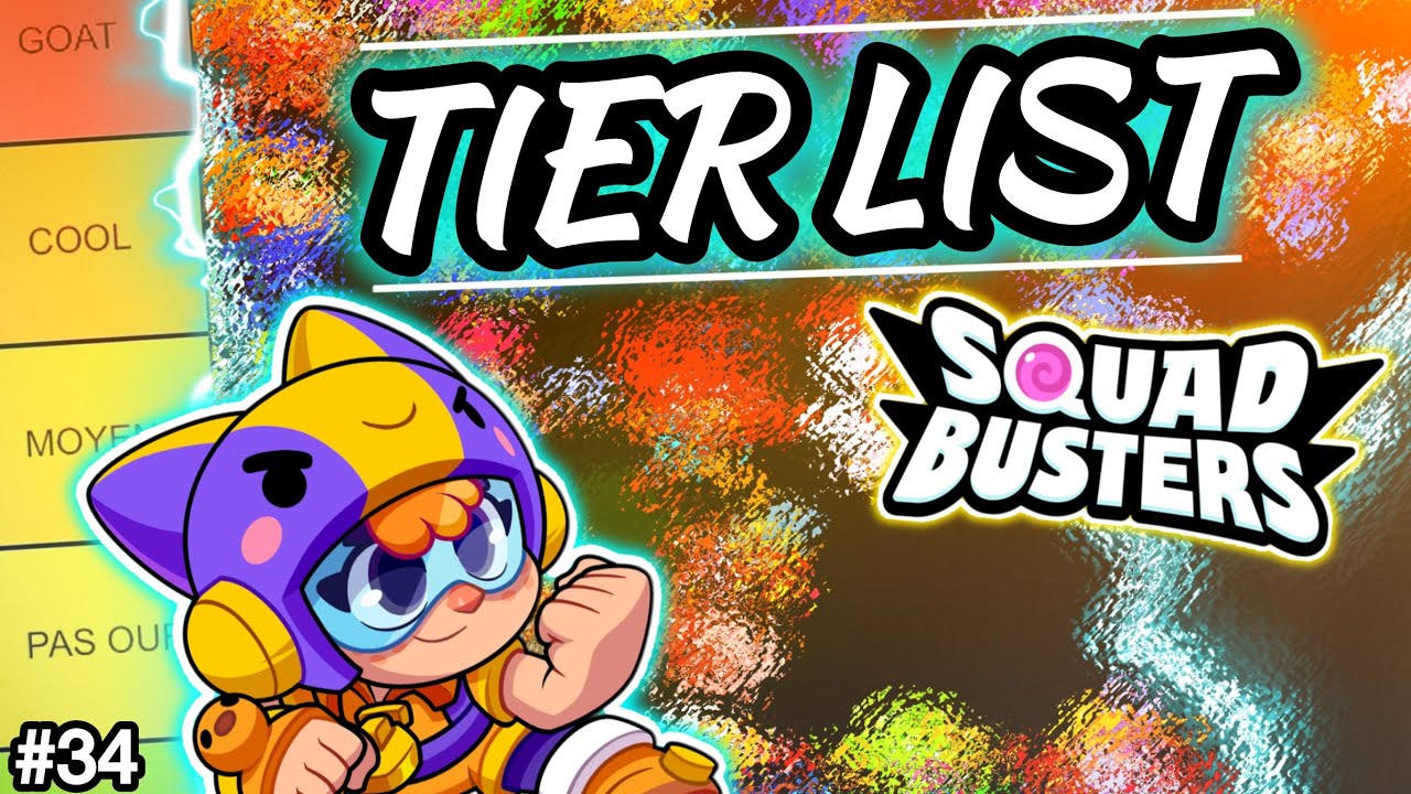 #34🩵TIER LIST - PERSOS - COMPLÈTE par CATÉGORIE sur SQUAD BUSTERS FR !!!