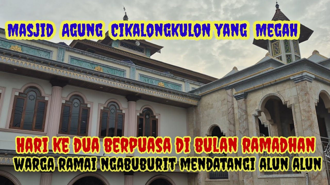 HARI KE DUA BERPUASA DI BULAN RAMADHAN !! WARGA TUMPLEK NGABUBURIT MEMADATI PUSAT KOTA ALUN ALUN