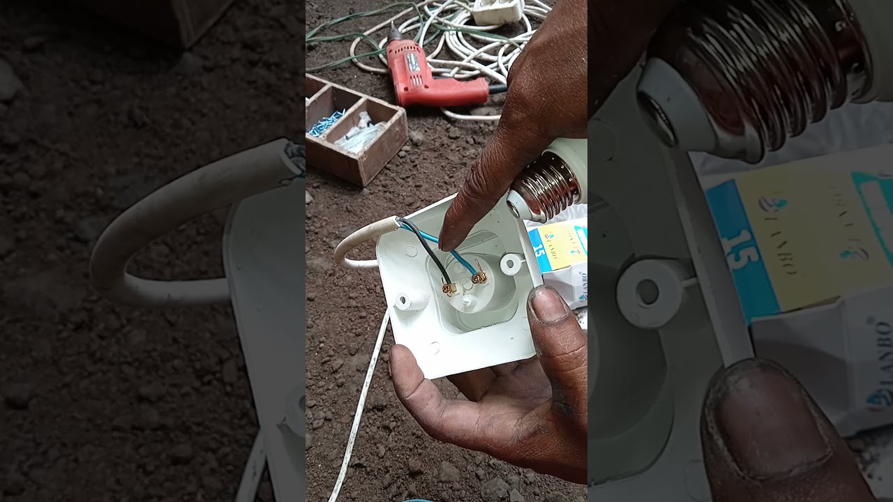CARA PASANG FITING||DUDUKAN LAMPU