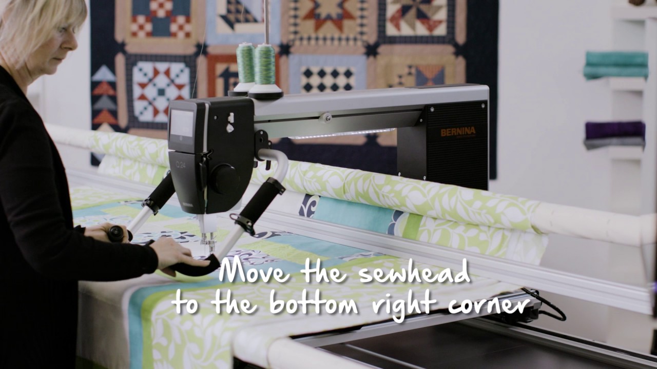 BERNINA Q-matic Video Tutorial: Set Safe Area