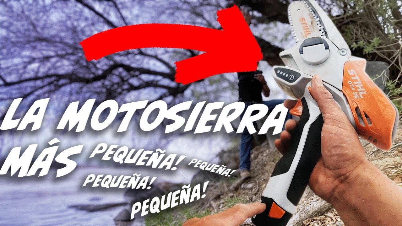 Descubre la MINI Motosierra a Batería STIHL GTA26 - Potente?
