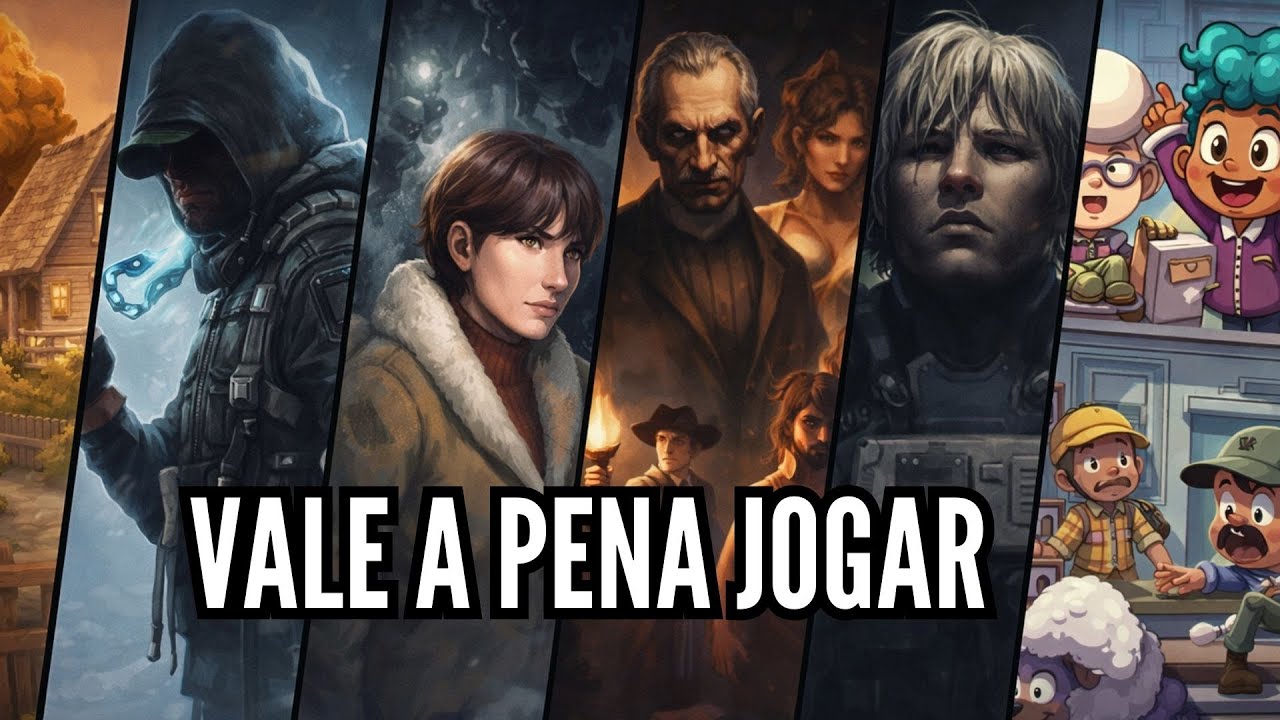 JOGOS LANÇADOS QUE MERECEM ATENÇÃO - VALE A PENA JOGAR