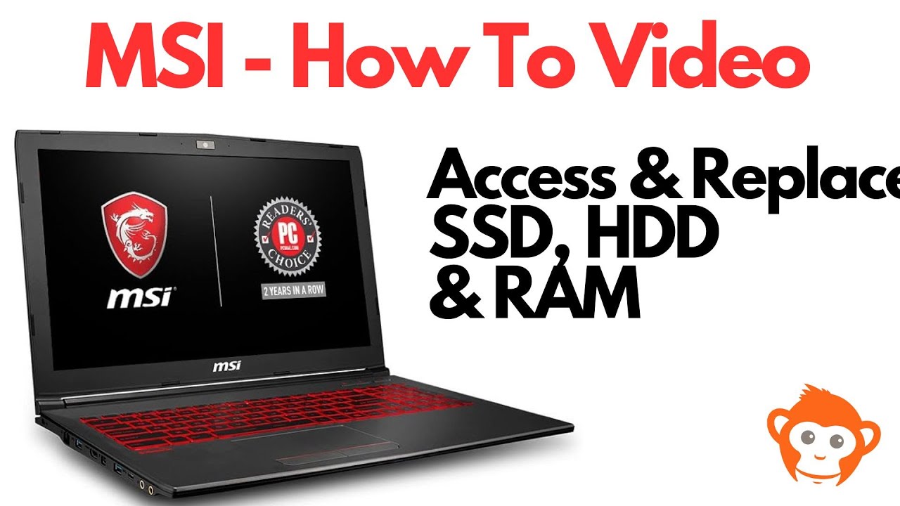 Как заменить SSD-накопитель и оперативную память для ноутбука MSI