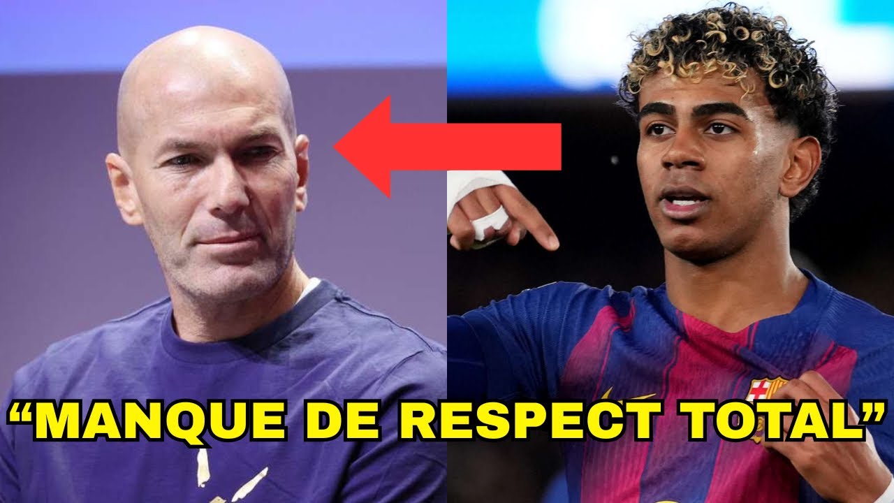 Lamine Yamal se Moque de Zidane - Ce Que Zidane Fait Ensuite Humilie le Petit Gosse