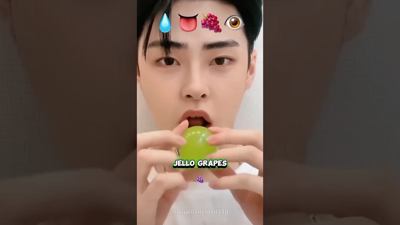 Jedz emotikony w kolejności 💧🍇 #szorty #seungbini #emotikony