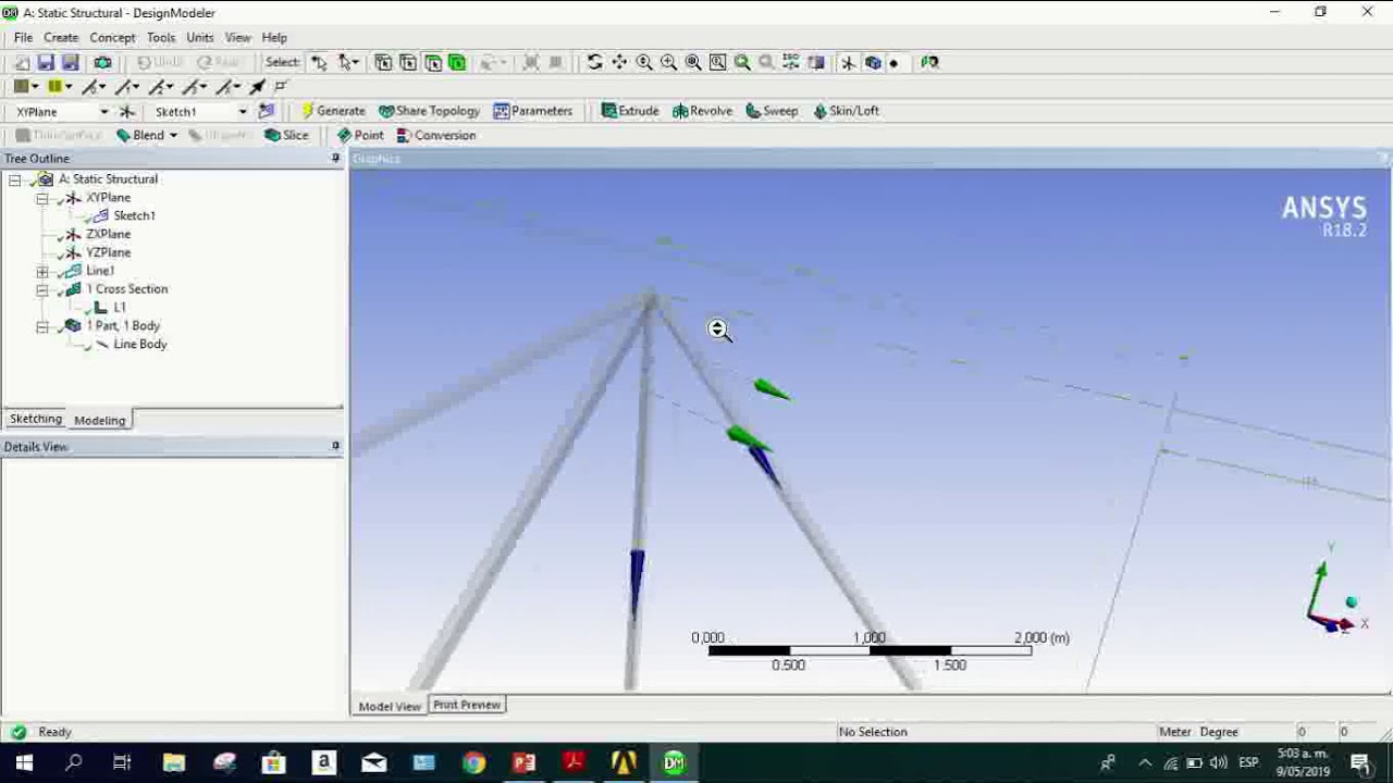 Video Práctica 1 ANSYS (Análisis Estructural y Modal)