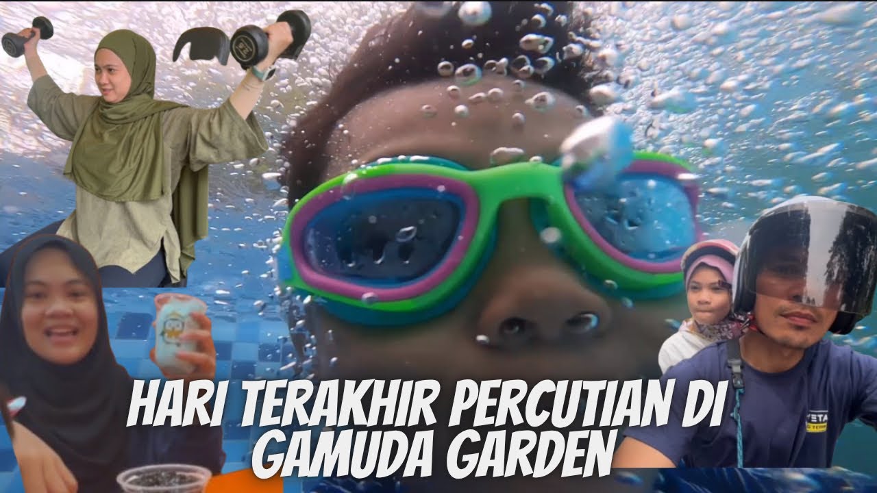 Hari terakhir  percutian santai2 di rumah Gamuda garden, dah jom balik…!!