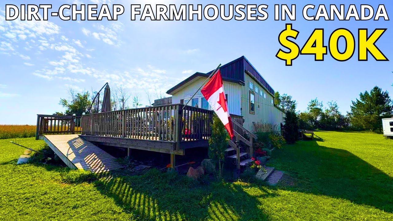 5 Dirt-Cheap Alberta Farmhouses With Acreage!