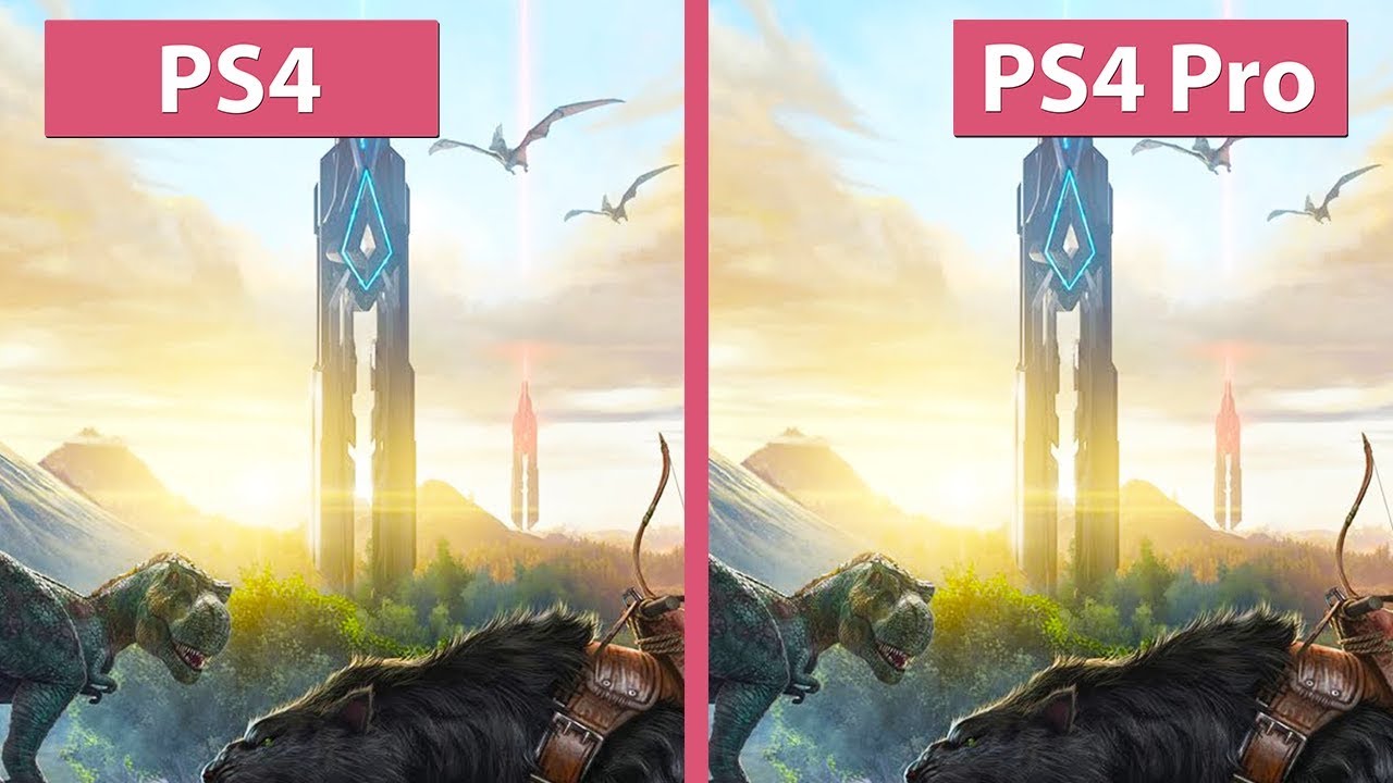 ARK: Survival Evolved &ndash; PS4 vs. PS4 Pro Frame Rate Test & Graphics Comparison 2017 Release