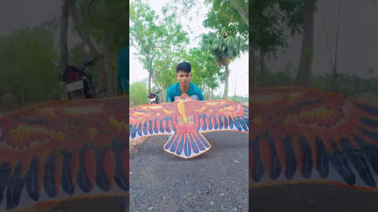 new Eagle kite ।। unboxed and flew #shorts