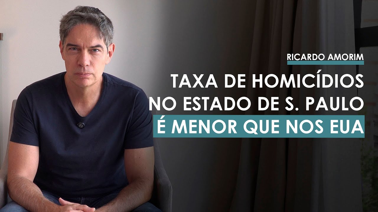 Taxa de homicídios em SP menor que nos EUA