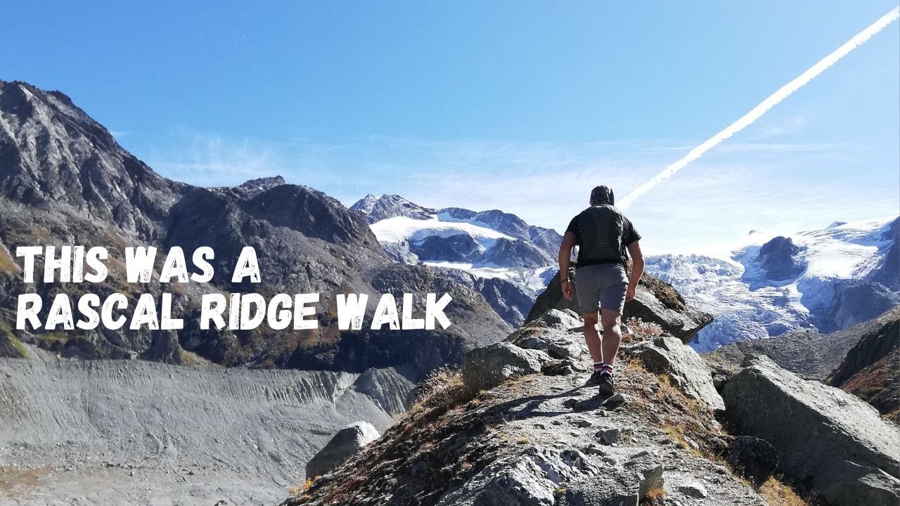 Hiking the Moiry Glacier - a challenging walk from Grimentz in the Pennine Alps.