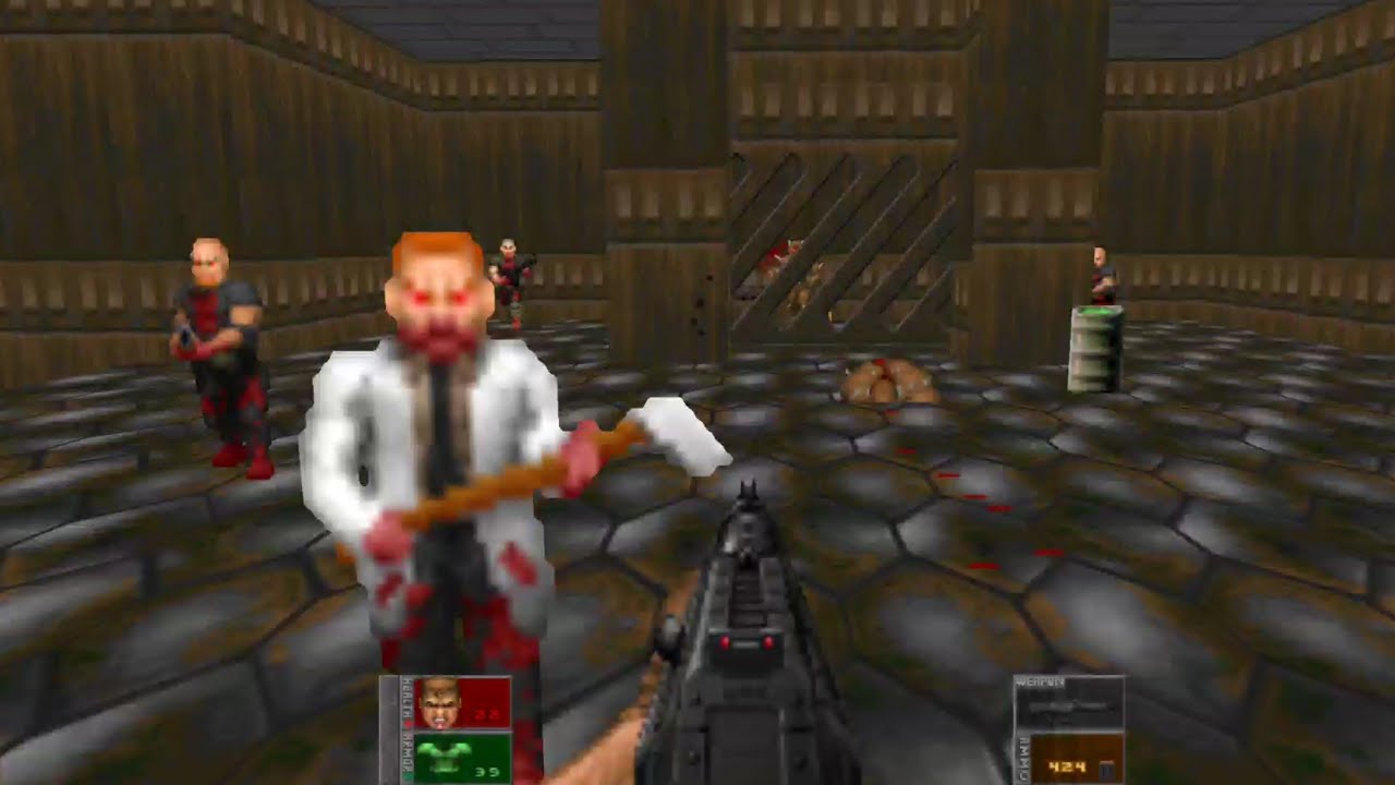 Doom 1 Destroyed The Hell Military Base Fail Played on Android