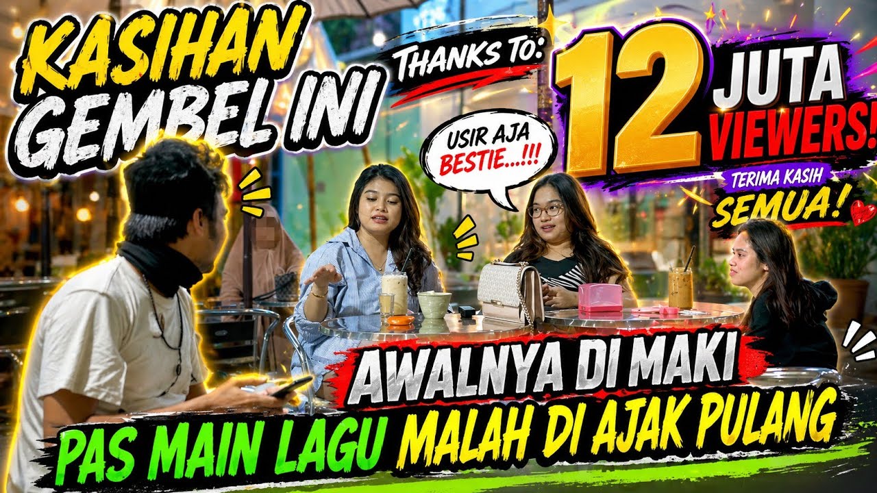 Kasihan Gembel Ini, Awalnya Di Maki, Pas Main Lagu Langsung Diajak Pulang.
