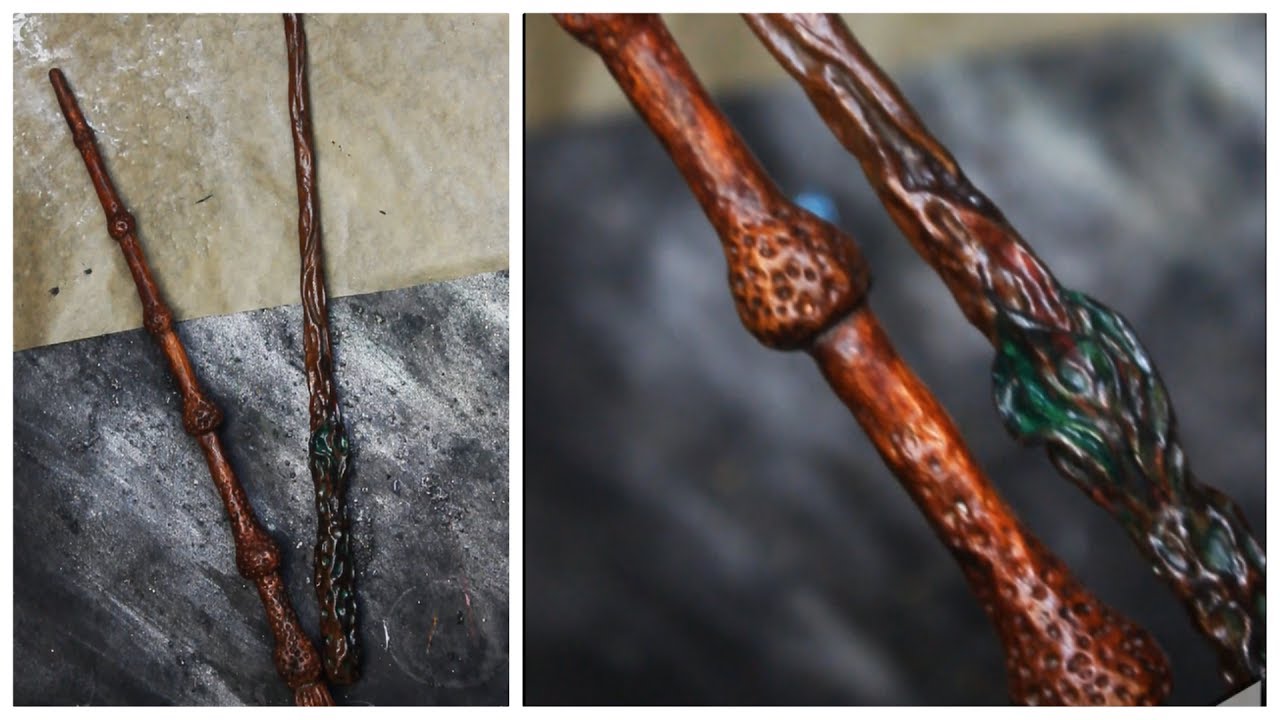DIY || Harry Potter hůlka / wand = EVZUU