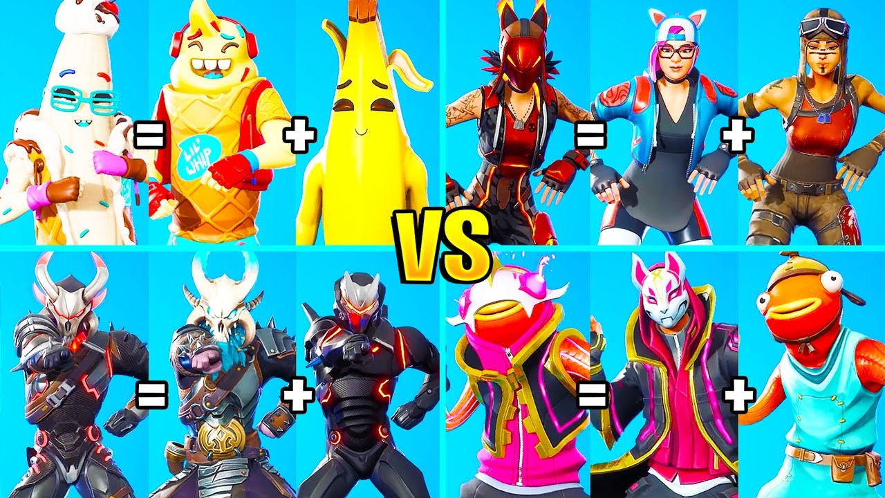 OLD SKINS vs NEW SKINS - Fortnite OG Dance Battle