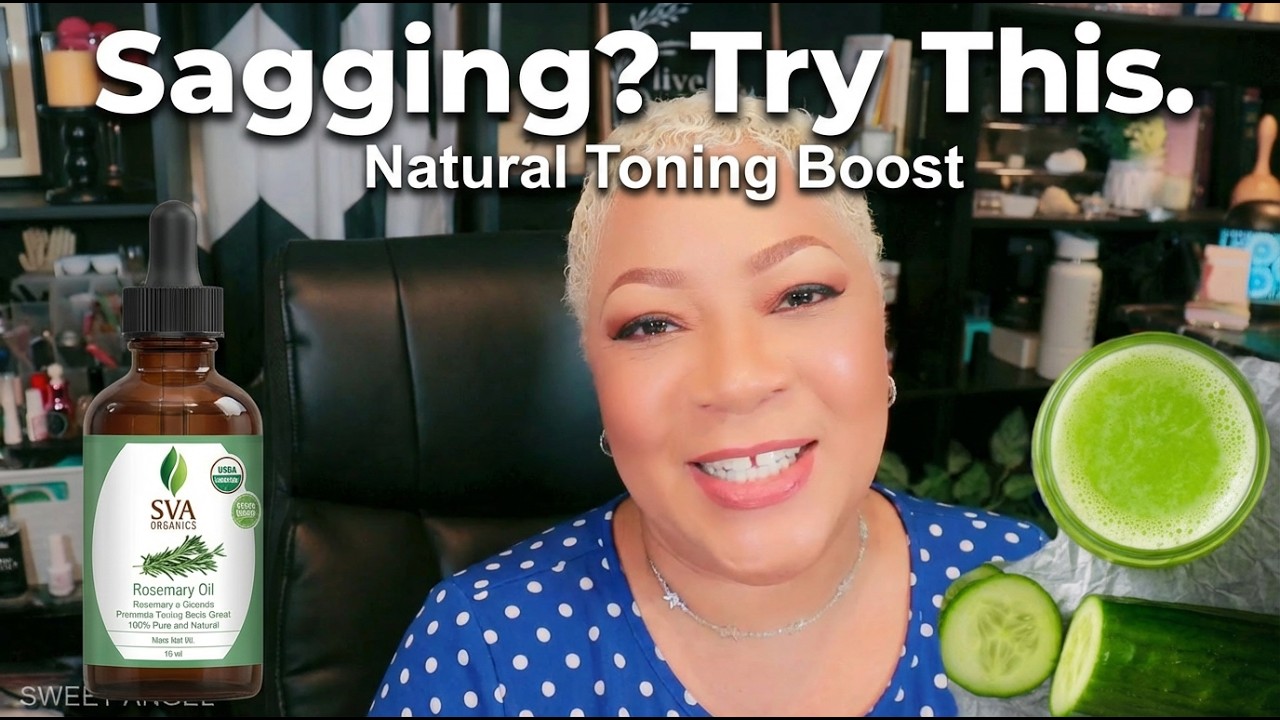 Day 25: Rosemary & Cucumber Toning Mask for Sagging Skin | Natural Firming Support After 50
