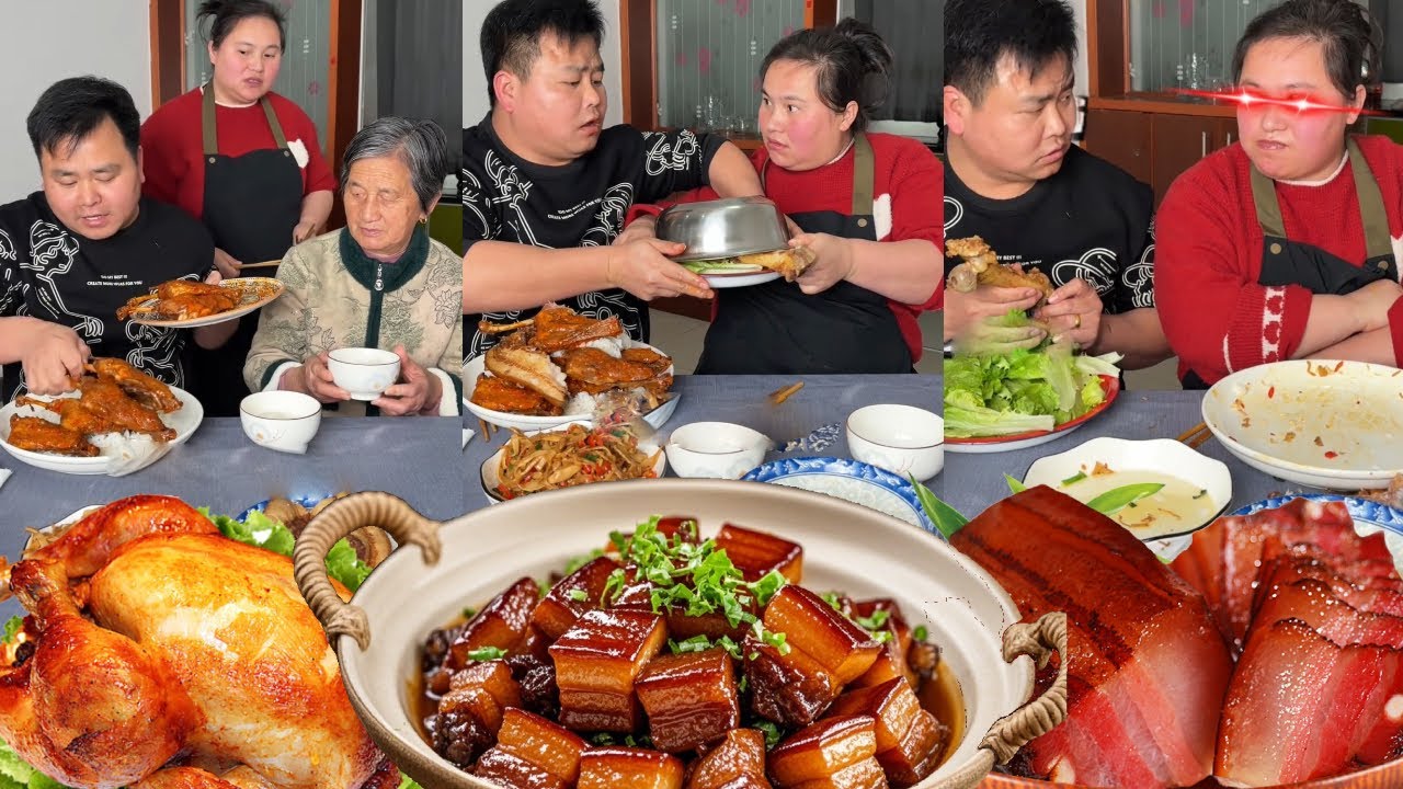Ông chồng keo kiệt của tôi cứ tưởng mình đang ăn gà nướng, nhưng thực ra chỉ là rau củ thôi.