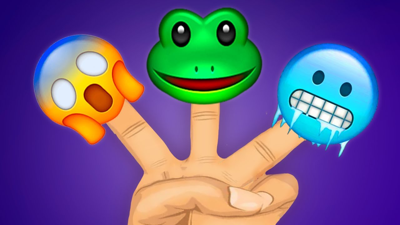 Finger family emoji + more Kids Songs Maya Mary Mia