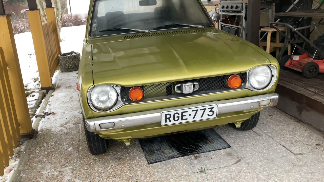 Datsun 100A Cold Start -10c