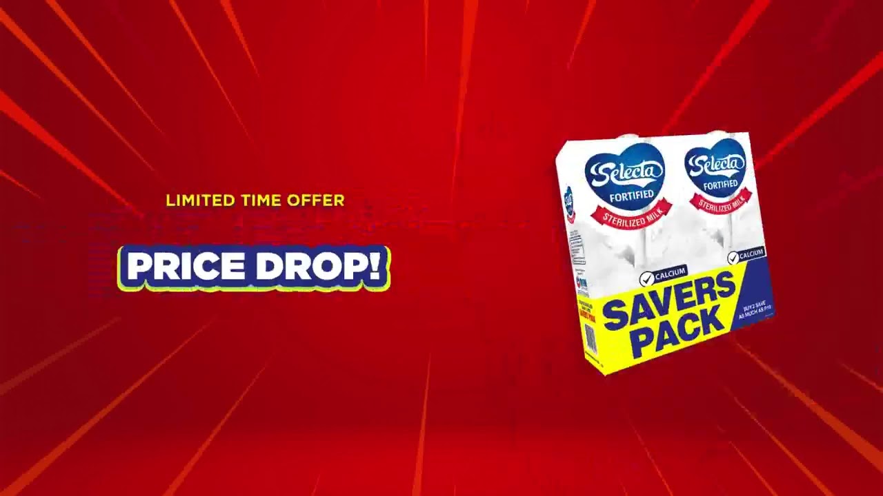 SELECTA Sterilized Milk Price Drop!