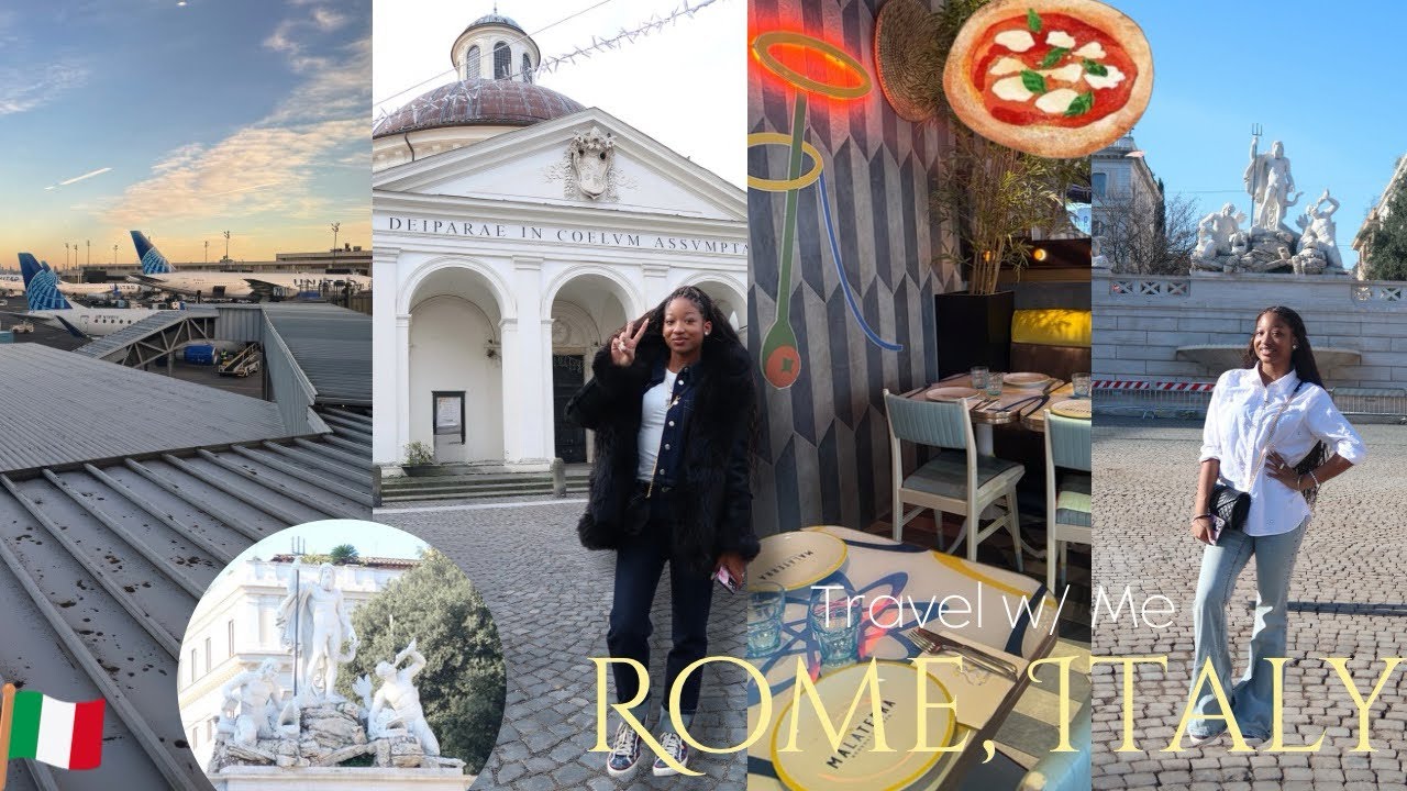 ROME Travel Vlog 🇮🇹| study abroad w/ St. John&rsquo;s University, trevi fountain⛲️, pasta & MORE