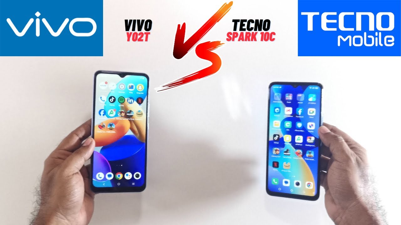 Vivo Y02T Vs Tecno Spark 10C Apps Speed Test