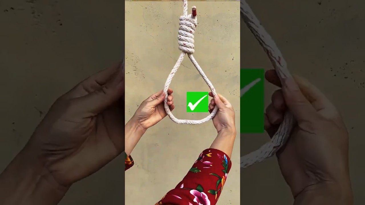 Wow, that's a hangman's knot!