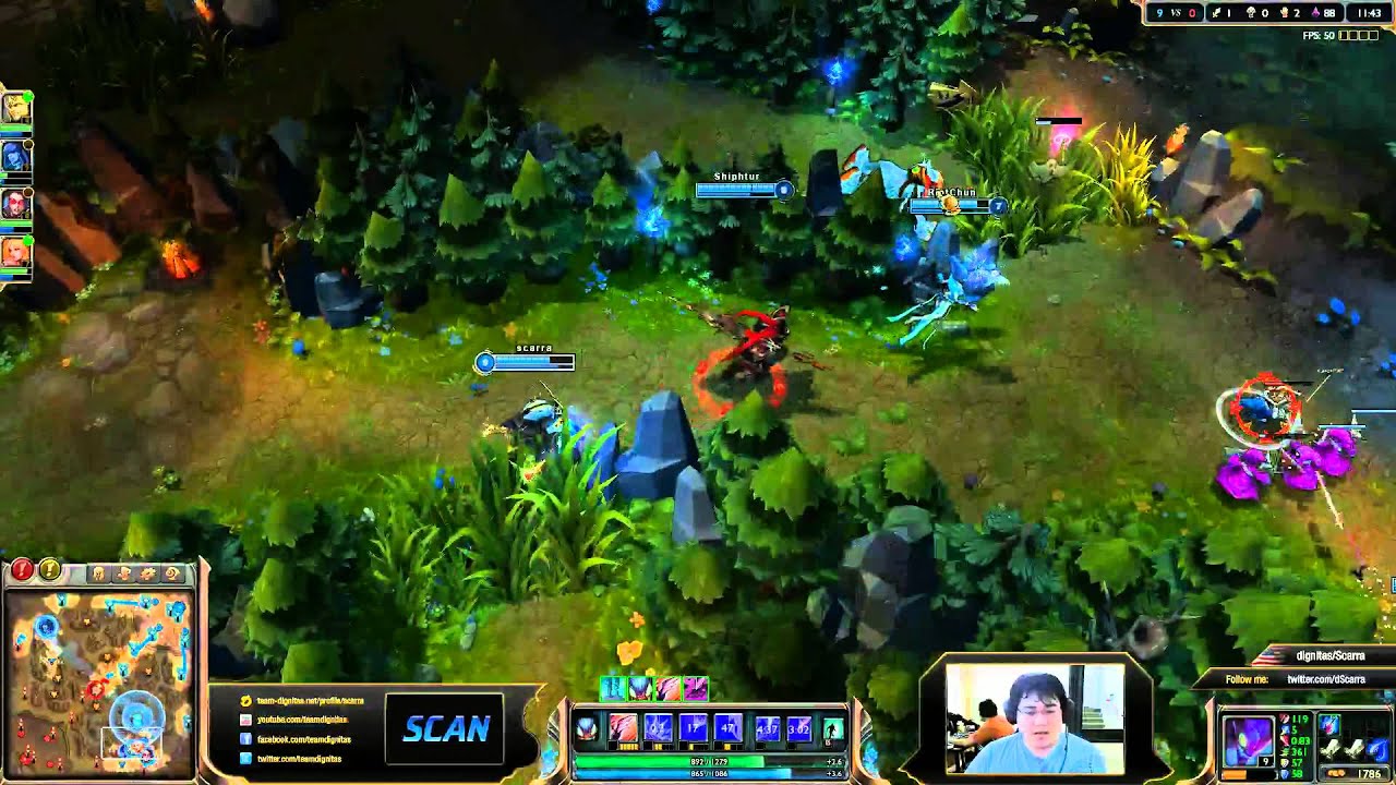 Scarra - Kha'Zix vs Katarina mid «Beast» (Diamond l)