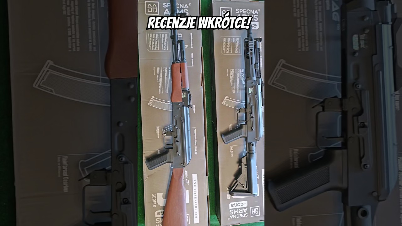 Repliki Specna Arms Core seria J (AK) na recenzje! Dwa warianty, dla każdego coś fajnego! #airsoft