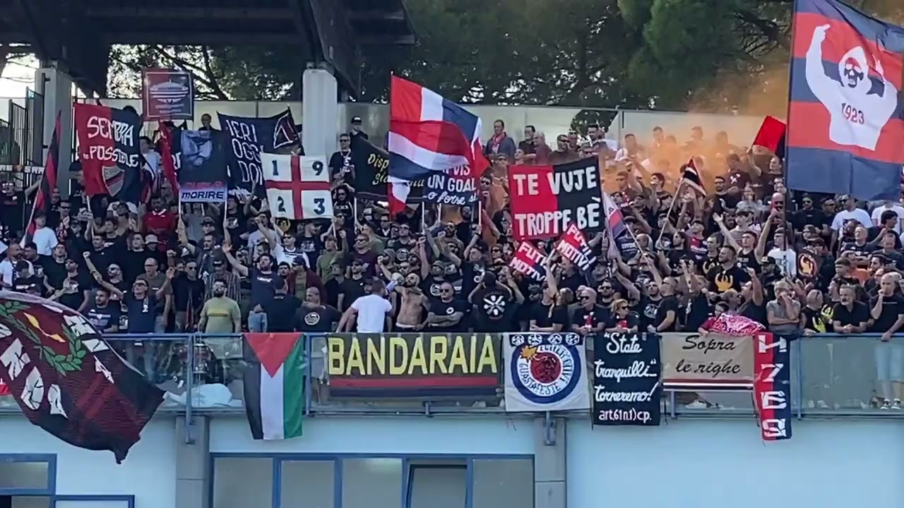Video Completo Curva Nord Massimo Cioffi Samb in trasferta a Notaresco 2024 25
