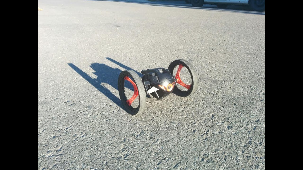 First Outdoor Run with my New Parrot Minidrones Jumping Sumo