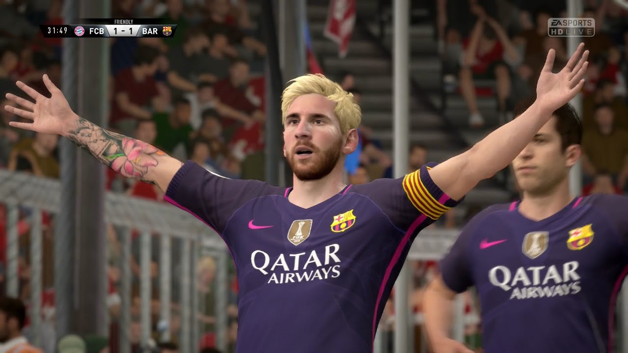 ФИФА 17 | ФК Бавария Мюнхен против ФК Барселона – полный игровой процесс (PS4/Xbox One)