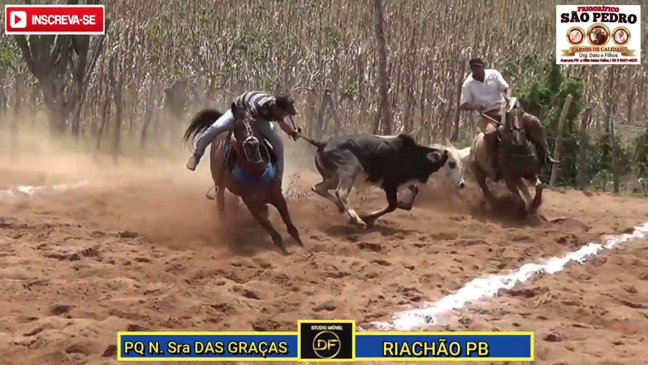 VAQUEJADA NO PARQUE NOSSA SENHORA DAS GRAÇAS EM RIACHÃO PB