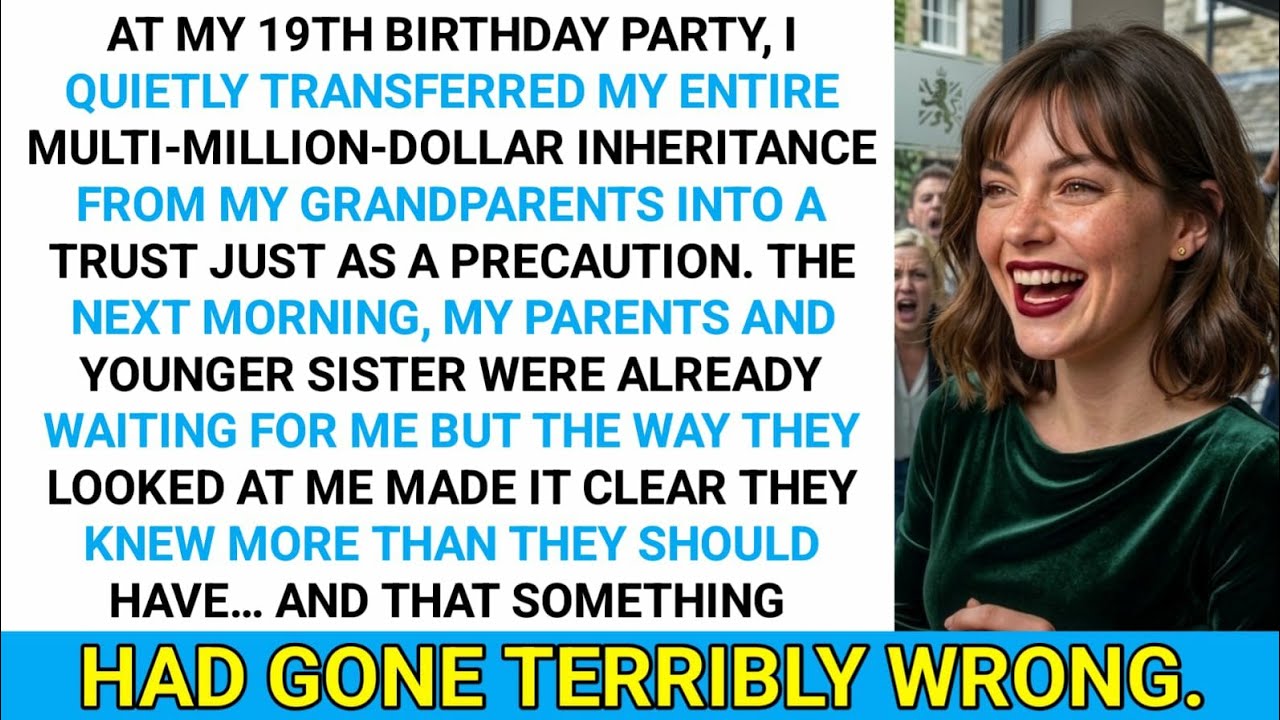 I Locked My Entire Inheritance Away at 19&hellip; The Next Morning My Family Turned Against Me
