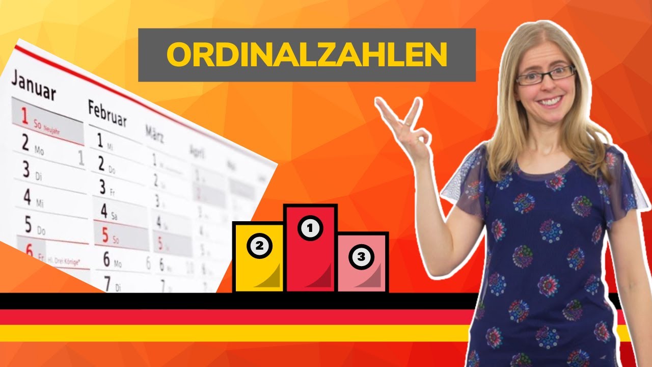 Day 129 - Ordinal numbers and dates (explanation & exercises) / Ordinalzahlen & Daten - German to Go