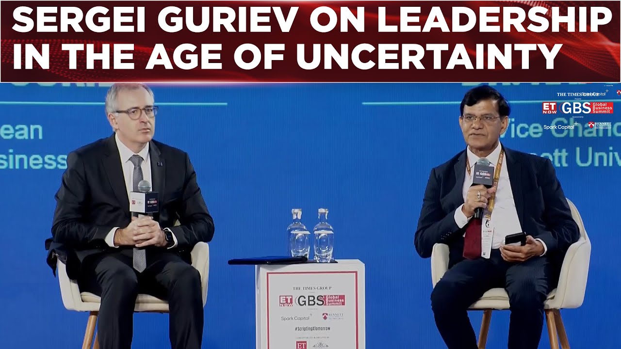 Leading In An Age Of Uncertainty: The CEO Mindset For Tomorrow | Sergei Guriev At GBS 2026
