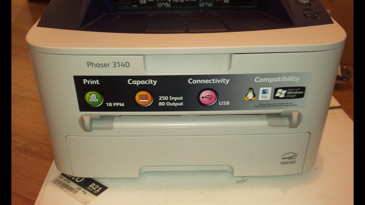 XEROX Phaser - unboxing
