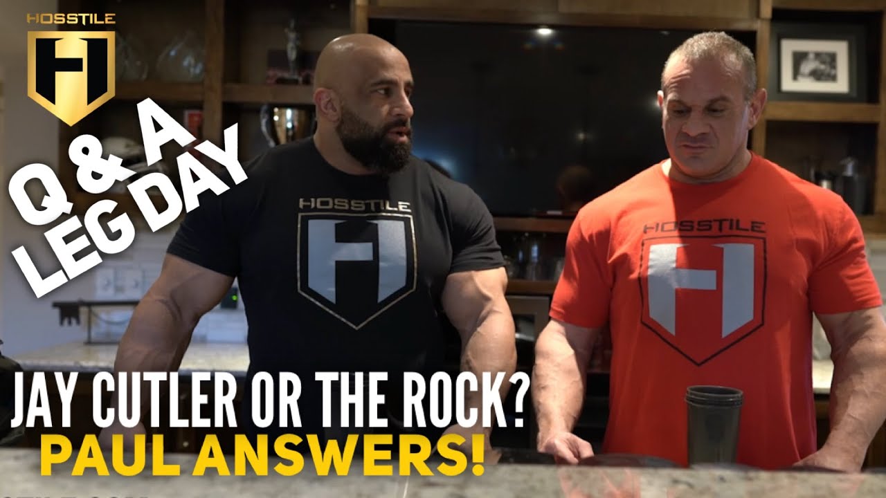 JAY CUTLER or THE ROCK? | Fouad Abiad & Paul Lauzon Leg Day